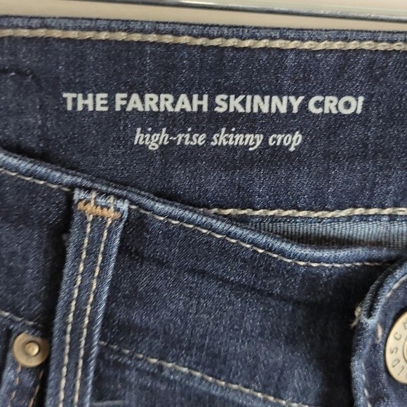 Adriano Goldschmied The Farrah high rise skinny crop jean Sz 26 - Picture 4 of 7